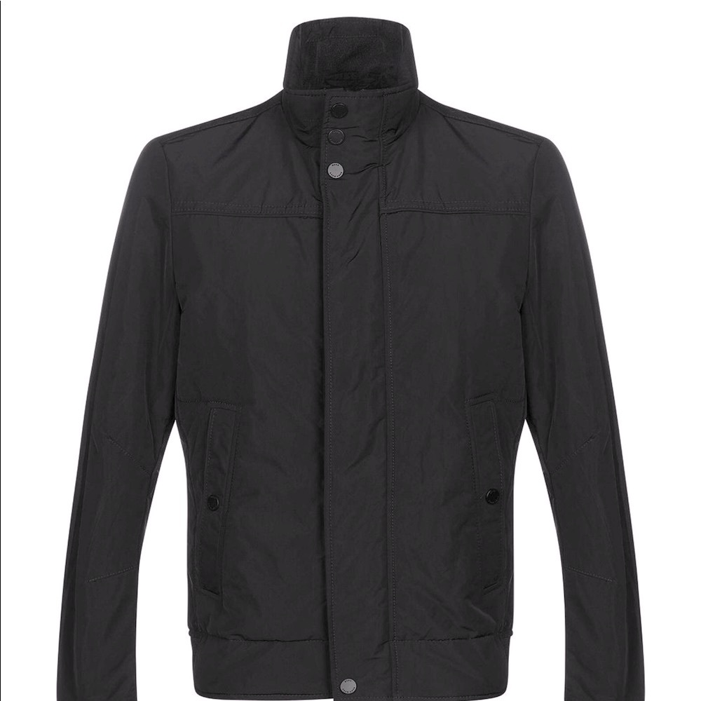 Brand new Hugo Boss Black Padded Bomber jacket Size 46R New.